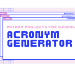 acronym-generator